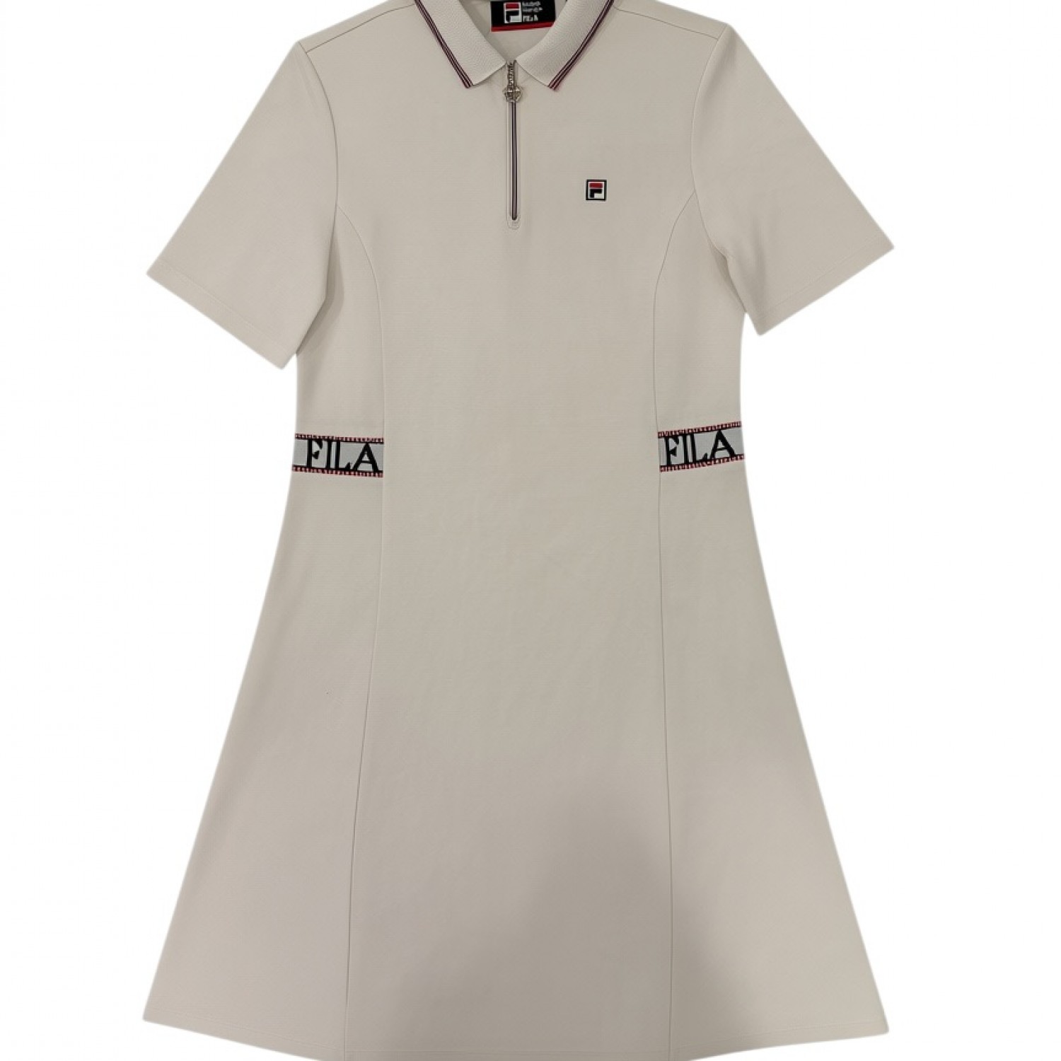 Fila Women White Polo Dress – Retro Tennis Sport Style